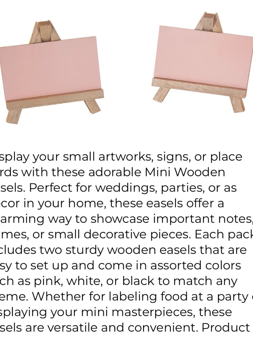 Mini Easels new